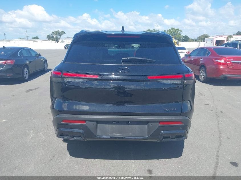 2025 Infiniti Qx60 Luxe VIN: 5N1AL1FR8SC345359 Lot: 43397503