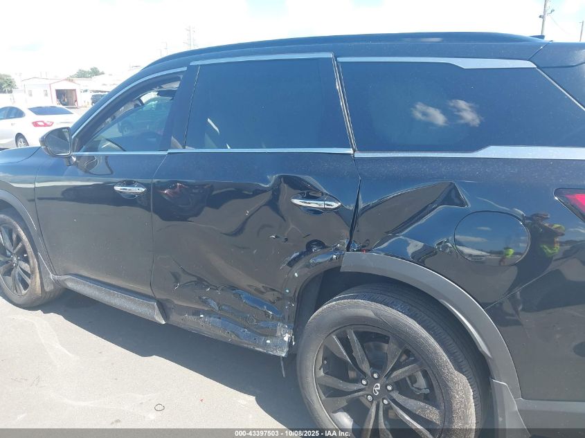 2025 Infiniti Qx60 Luxe VIN: 5N1AL1FR8SC345359 Lot: 43397503