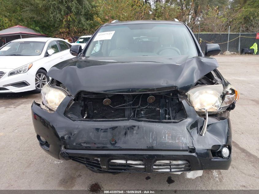 2009 Toyota Highlander Hybrid Limited VIN: JTEEW44A992037558 Lot: 43397545