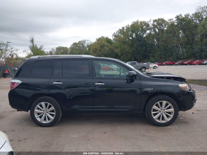 2009 Toyota Highlander Hybrid Limited VIN: JTEEW44A992037558 Lot: 43397545