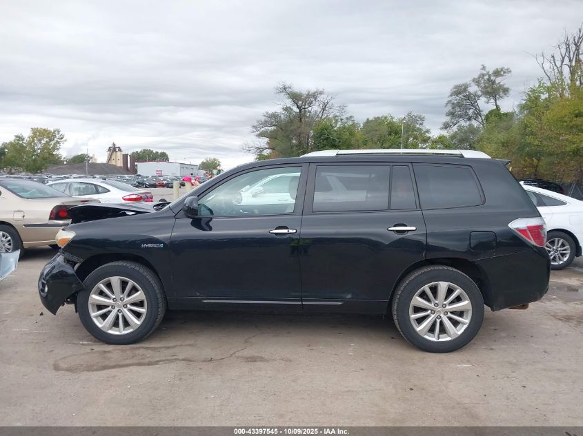 2009 Toyota Highlander Hybrid Limited VIN: JTEEW44A992037558 Lot: 43397545