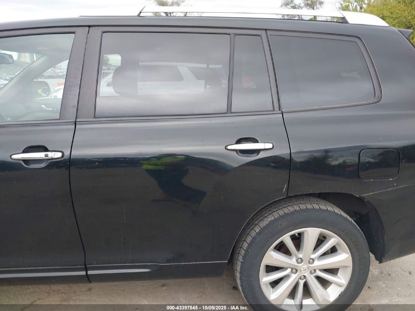 2009 Toyota Highlander Hybrid Limited VIN: JTEEW44A992037558 Lot: 43397545