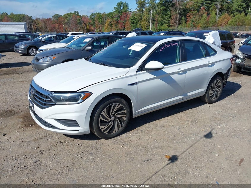 2020 Volkswagen Jetta 1.4 1.4t Sel White Lot 111043397564 Vin 3VWEB7BU6LM036718