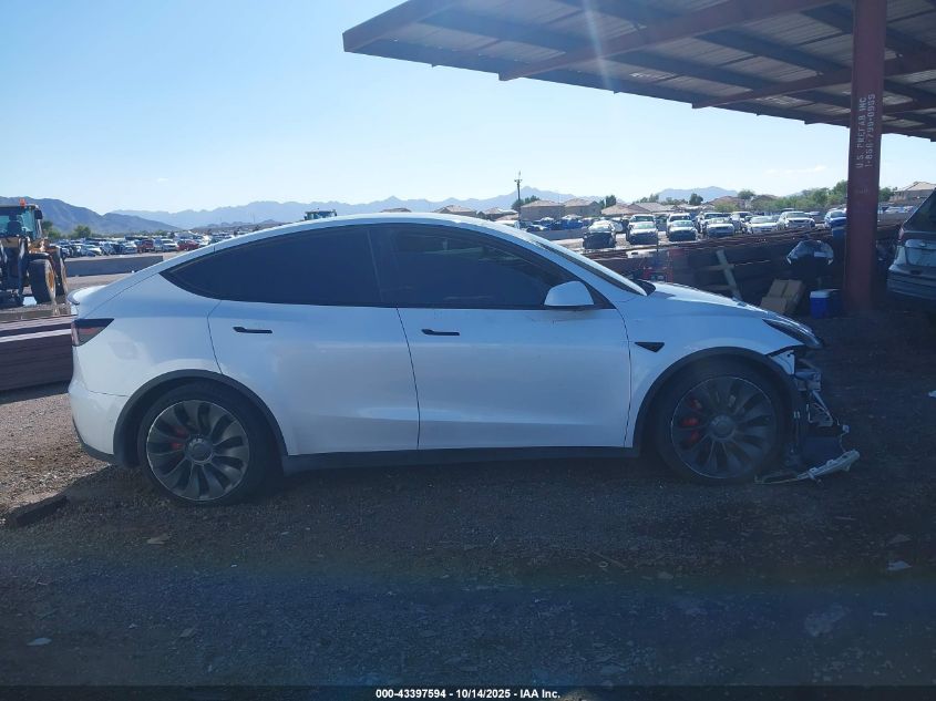 2020 Tesla Model Y Long Range Dual Motor All-Wheel Drive/Performance Dual Motor All-Wheel Drive VIN: 5YJYGDEF4LF057293 Lot: 43397594
