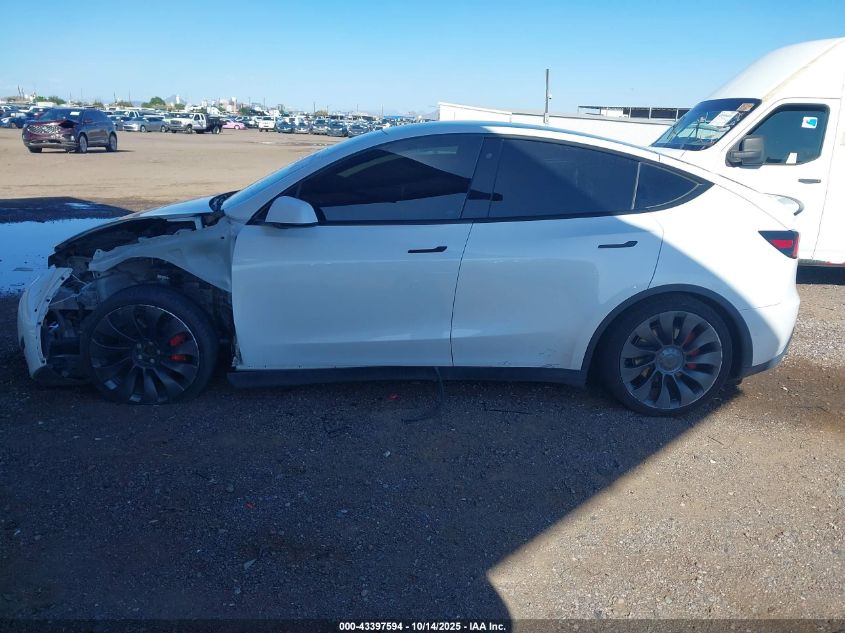 2020 Tesla Model Y Long Range Dual Motor All-Wheel Drive/Performance Dual Motor All-Wheel Drive VIN: 5YJYGDEF4LF057293 Lot: 43397594