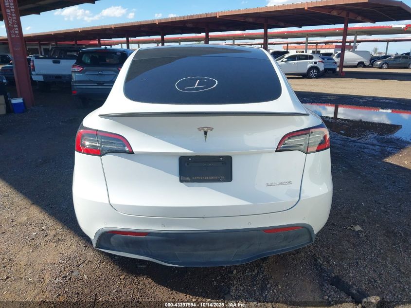 2020 Tesla Model Y Long Range Dual Motor All-Wheel Drive/Performance Dual Motor All-Wheel Drive VIN: 5YJYGDEF4LF057293 Lot: 43397594