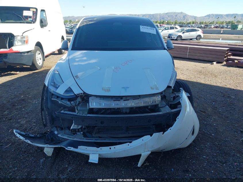 2020 Tesla Model Y Long Range Dual Motor All-Wheel Drive/Performance Dual Motor All-Wheel Drive VIN: 5YJYGDEF4LF057293 Lot: 43397594