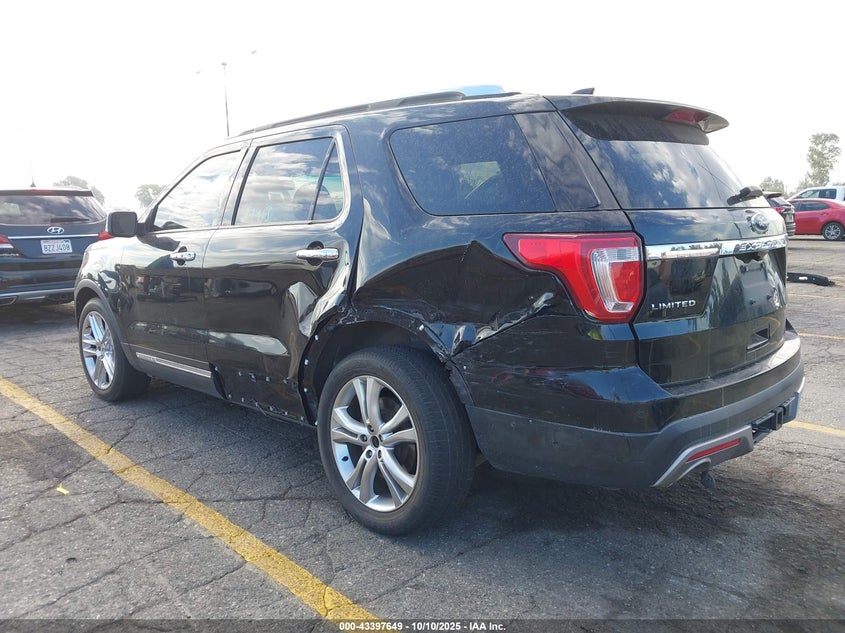2017 FORD EXPLORER LIMITED 1FM5K7F85HGA43334