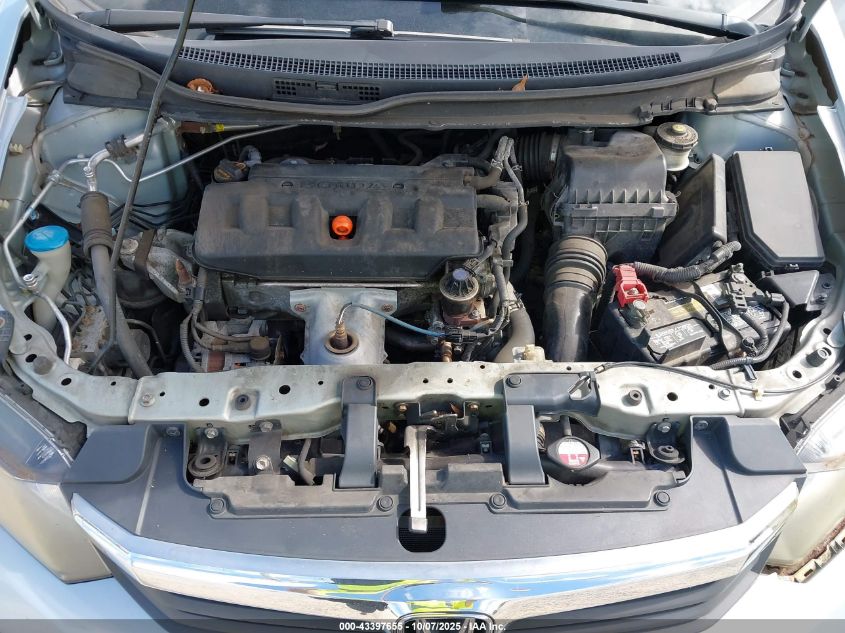 2012 Honda Civic Ex VIN: 19XFB2F87CE072161 Lot: 43397655