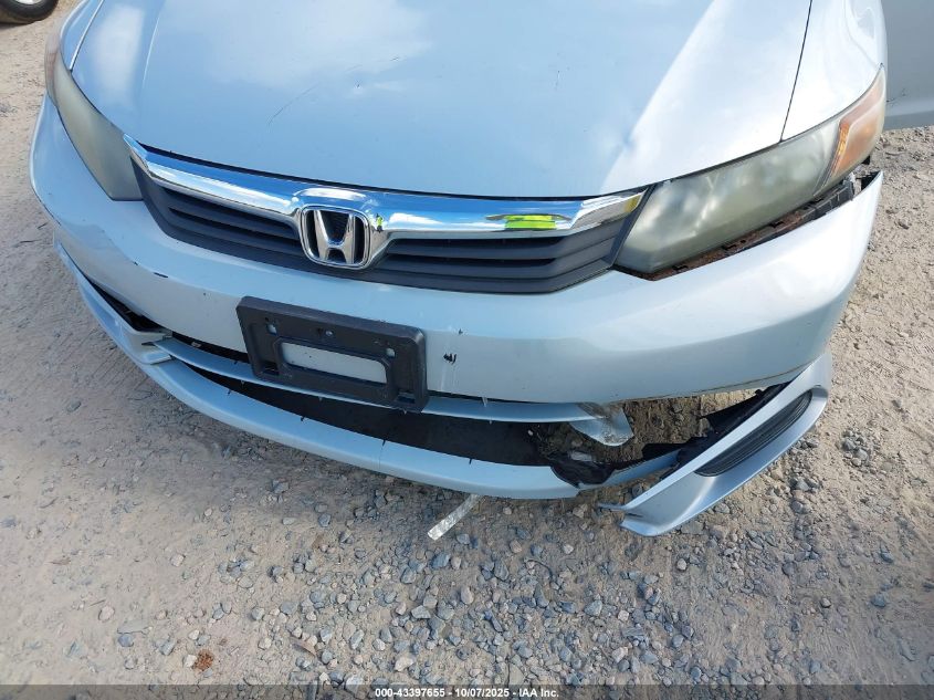 2012 Honda Civic Ex VIN: 19XFB2F87CE072161 Lot: 43397655