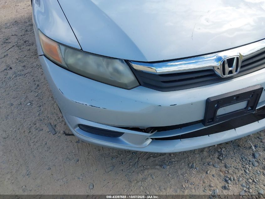 2012 Honda Civic Ex VIN: 19XFB2F87CE072161 Lot: 43397655