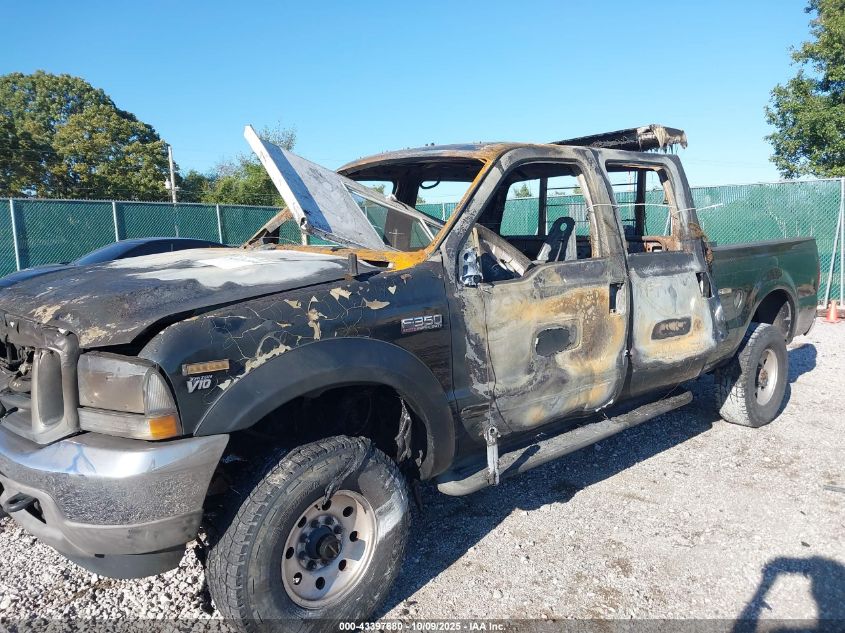 2002 Ford F-350 Lariat/Xl/Xlt VIN: 1FTSW31S12EA50744 Lot: 43397680