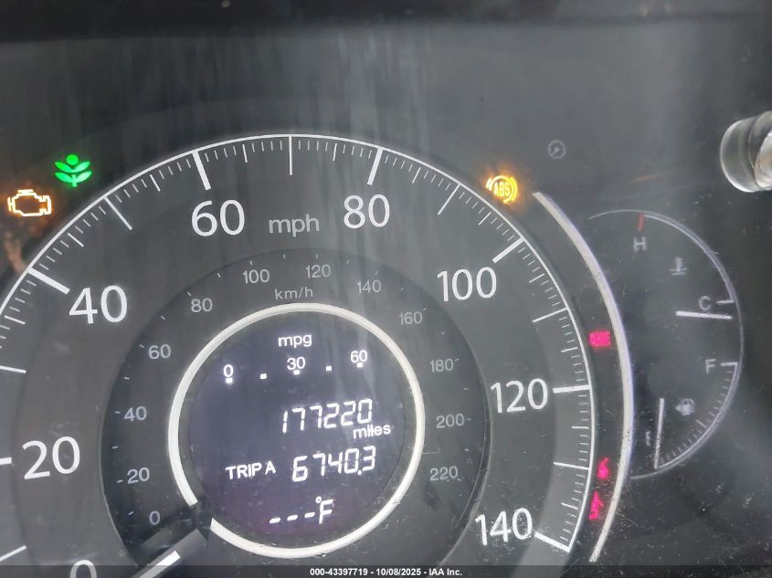 2012 Honda Cr-V Ex VIN: 2HKRM3H59CH504437 Lot: 43397719