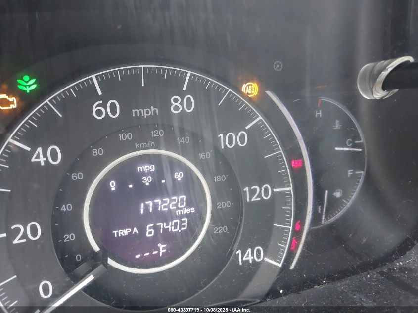 2012 Honda Cr-V Ex VIN: 2HKRM3H59CH504437 Lot: 43397719