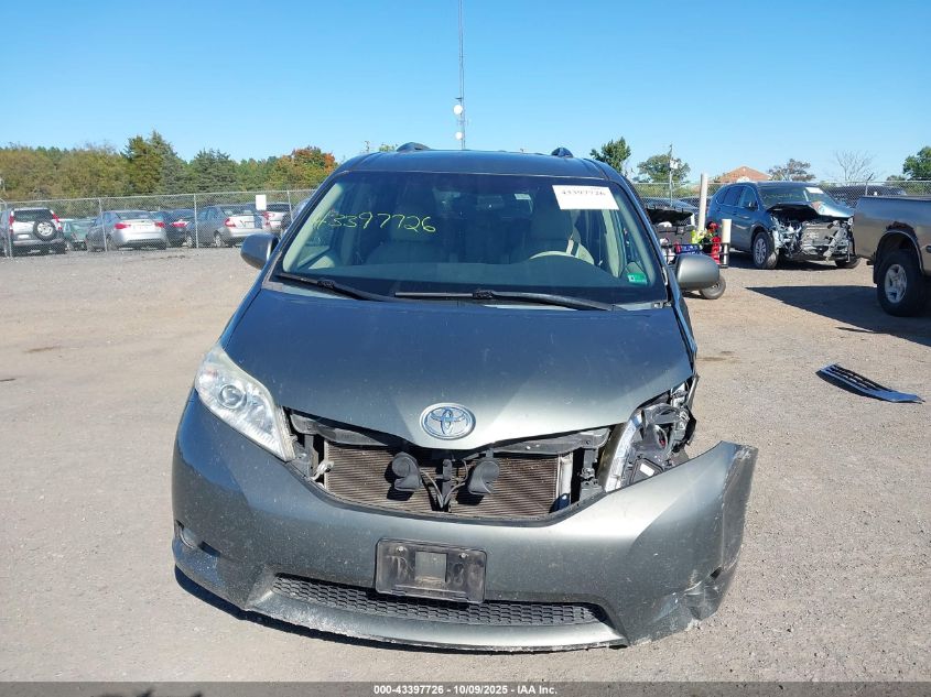 2014 Toyota Sienna Xle V6 8 Passenger VIN: 5TDYK3DC4ES522721 Lot: 43397726