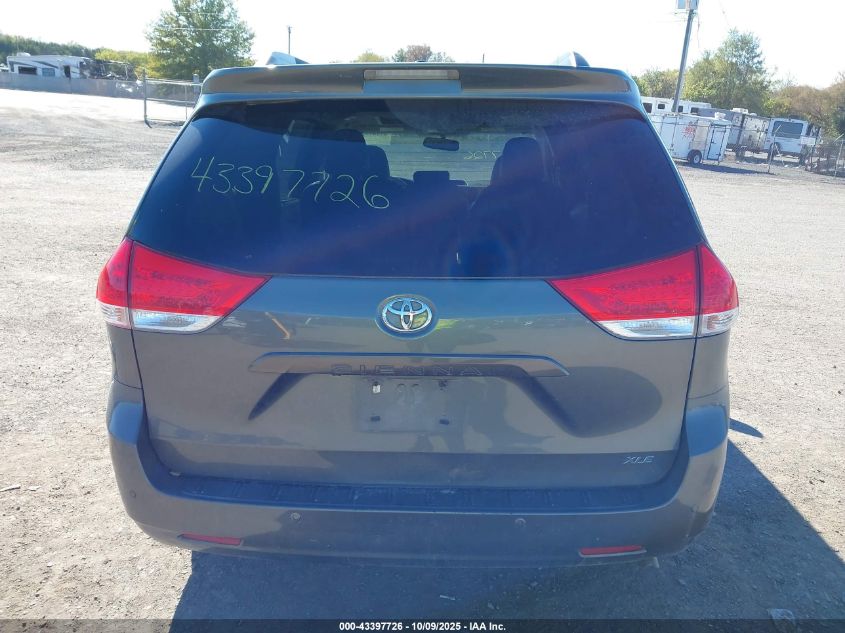 2014 Toyota Sienna Xle V6 8 Passenger VIN: 5TDYK3DC4ES522721 Lot: 43397726