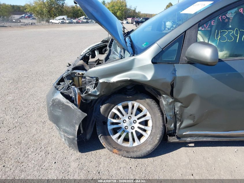 2014 Toyota Sienna Xle V6 8 Passenger VIN: 5TDYK3DC4ES522721 Lot: 43397726