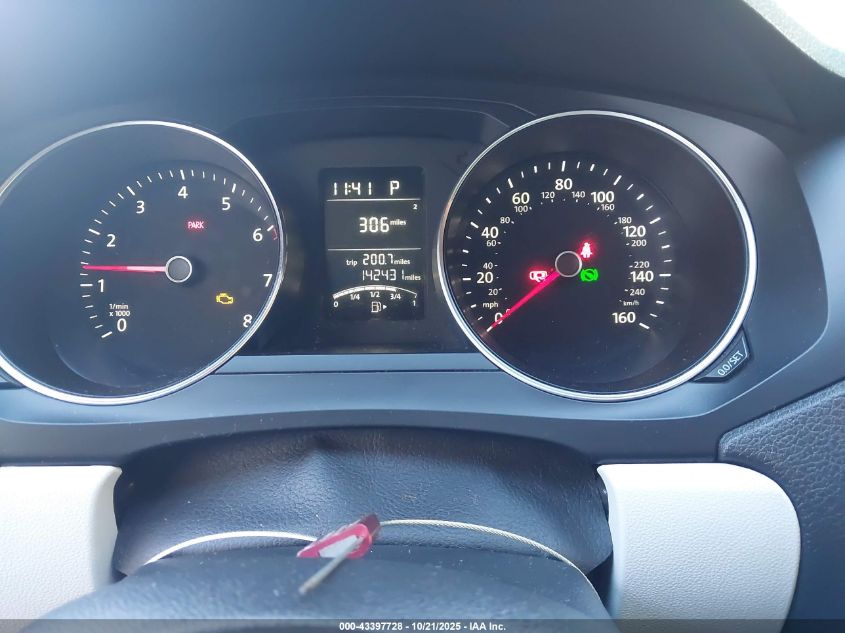 2015 Volkswagen Jetta 2.0L S VIN: 3VW2K7AJ8FM349705 Lot: 43397728