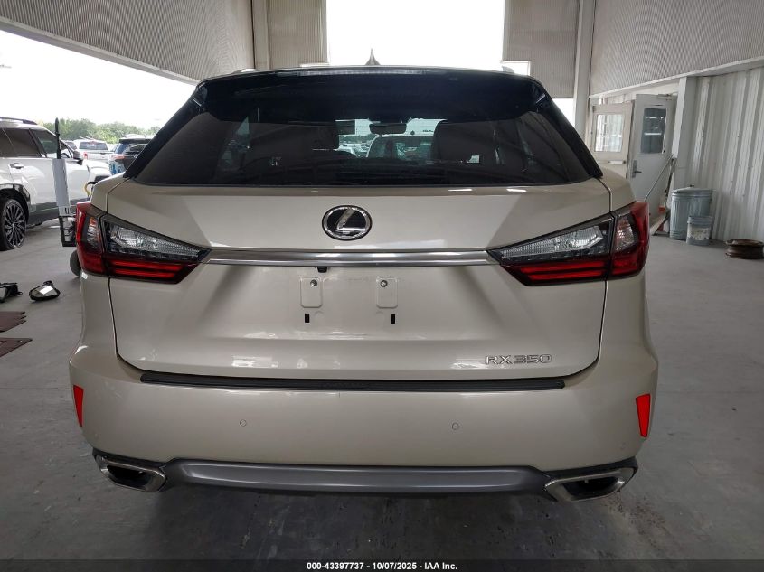 2017 Lexus Rx 350 VIN: 2T2ZZMCA9HC071929 Lot: 43397737