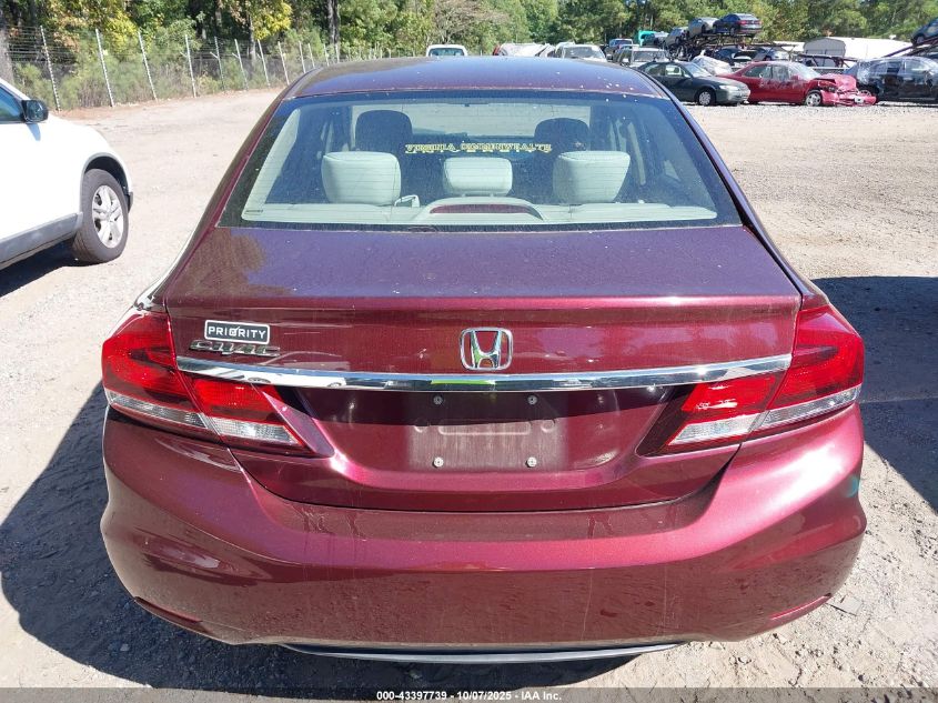 2015 Honda Civic Lx VIN: 19XFB2F58FE050065 Lot: 43397739