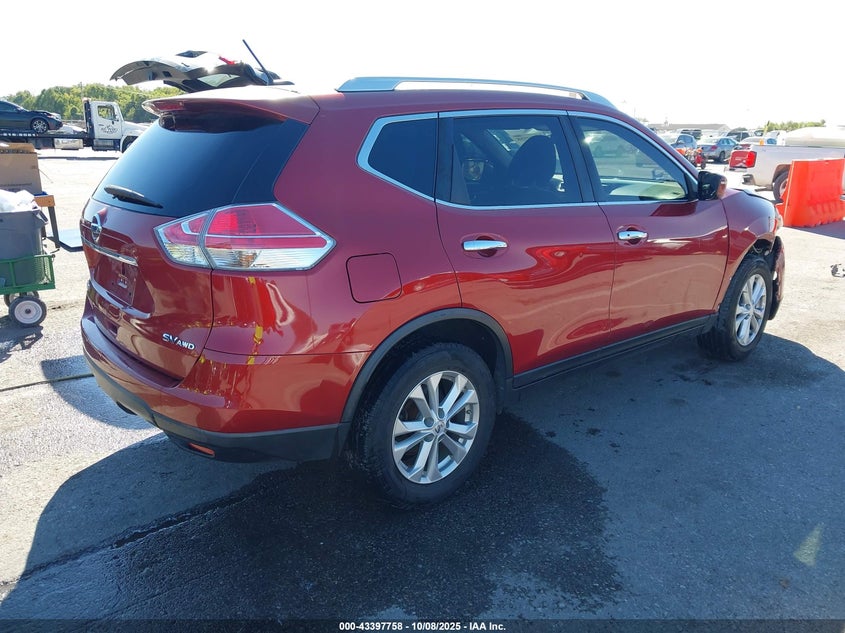 2016 NISSAN ROGUE SV KNMAT2MV5GP639196