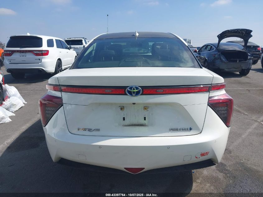 2017 Toyota Mirai VIN: JTDBVRBD1HA001565 Lot: 43397764