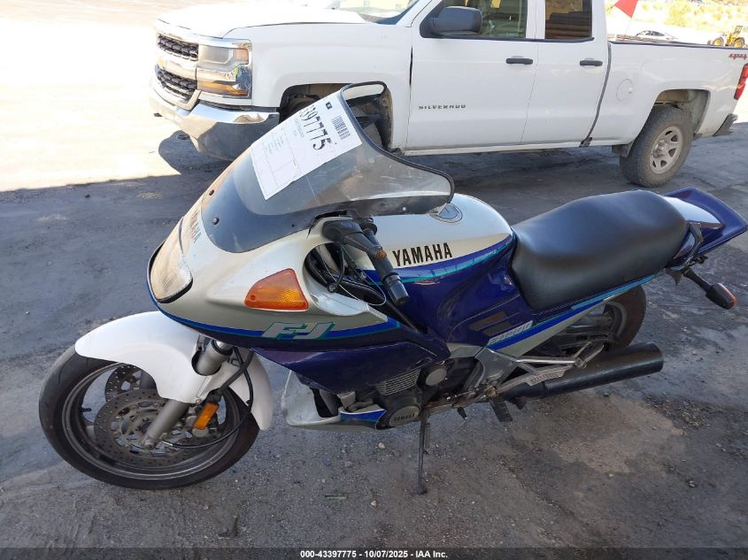 1992 Yamaha Fj1200 VIN: JYA4AHE02NA005106 Lot: 43397775