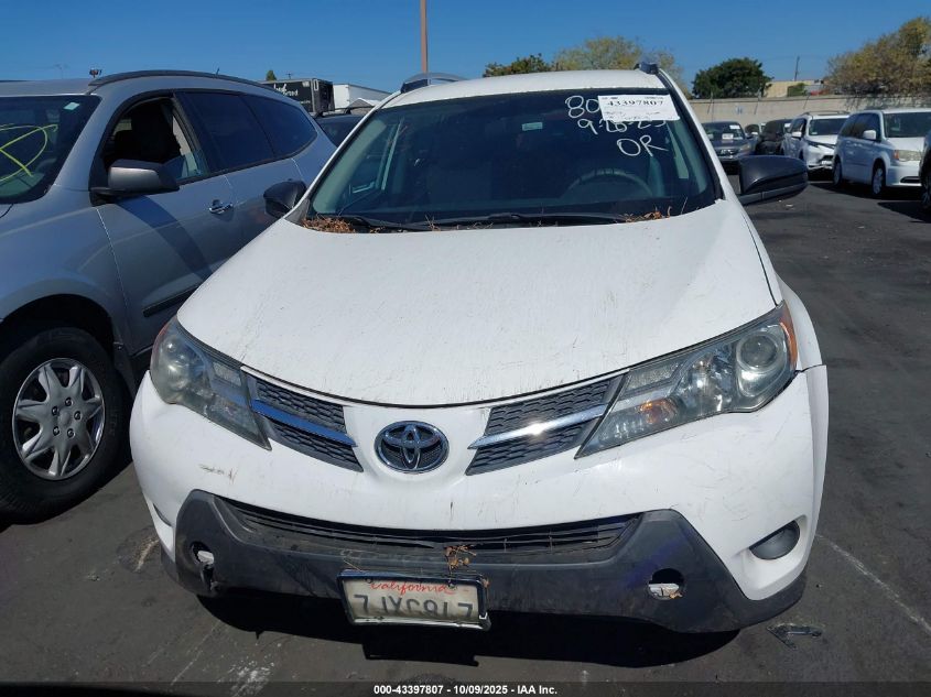 2015 Toyota Rav4 Le VIN: 2T3ZFREV6FW162993 Lot: 43397807