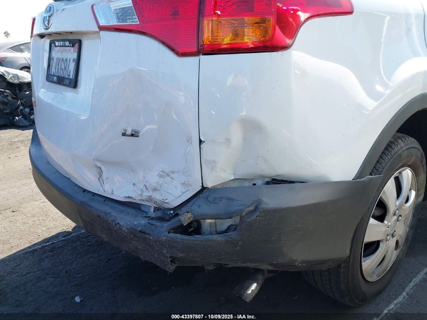 2015 Toyota Rav4 Le VIN: 2T3ZFREV6FW162993 Lot: 43397807