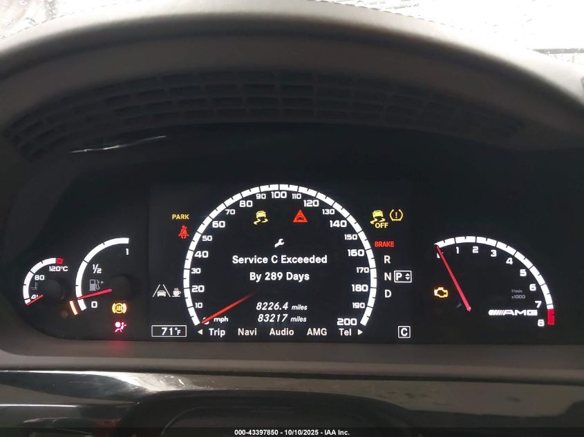 2010 Mercedes-Benz S 63 Amg VIN: WDDNG7HB4AA312162 Lot: 43397850