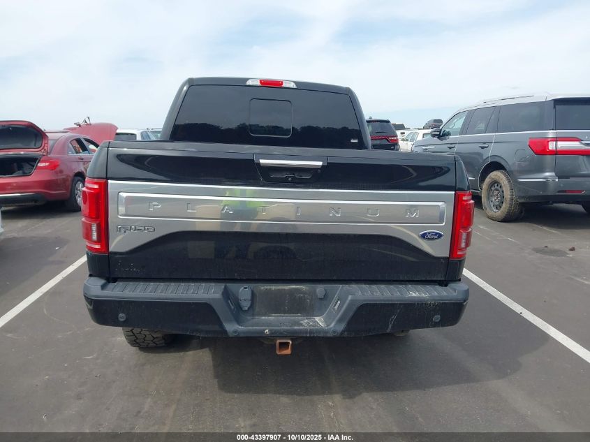 2017 Ford F150 Supercrew VIN: 1FTEW1EF0HFA55466 Lot: 43397907