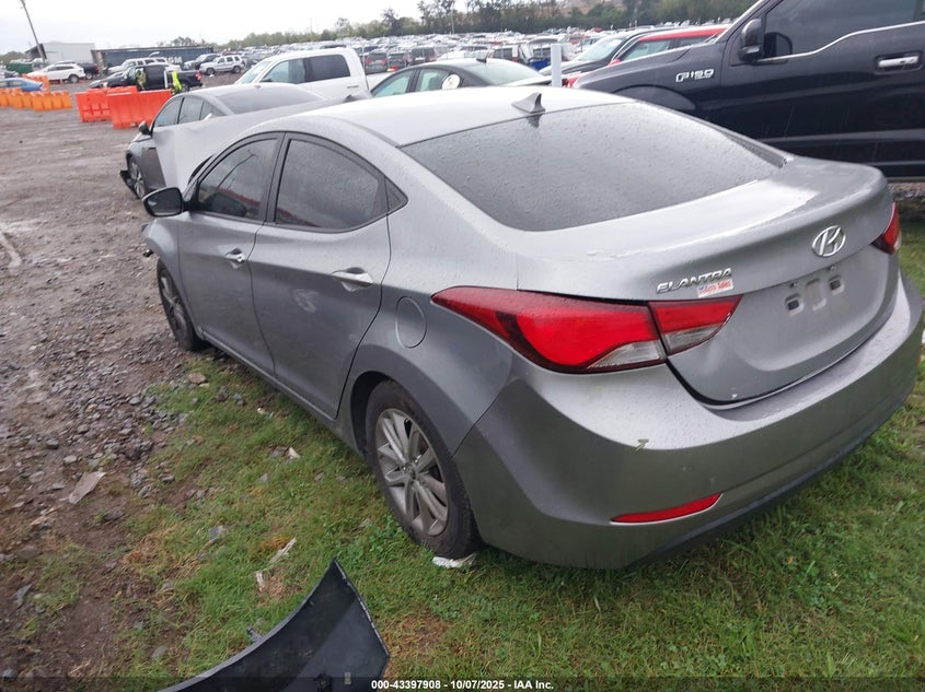 2014 Hyundai Elantra Se (Ulsan Plant) grey sedan gasoline KMHDH4AE3EU094351 photo #4
