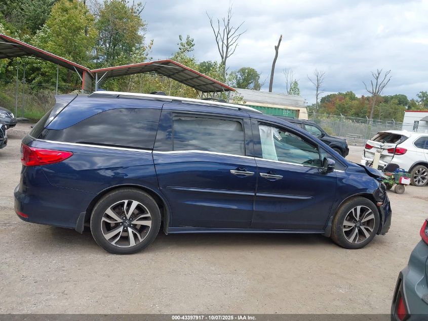2018 Honda Odyssey Elite VIN: 5FNRL6H92JB030933 Lot: 43397917