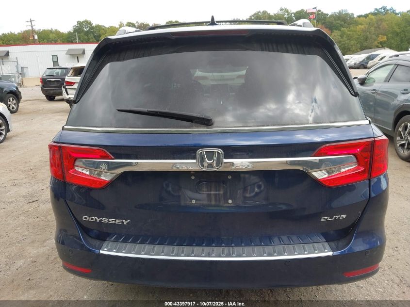 2018 Honda Odyssey Elite VIN: 5FNRL6H92JB030933 Lot: 43397917
