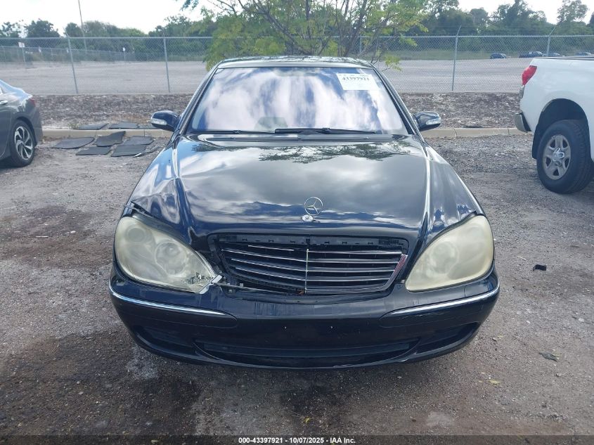 2005 Mercedes-Benz S 500 VIN: WDBNG75J25A436618 Lot: 43397921