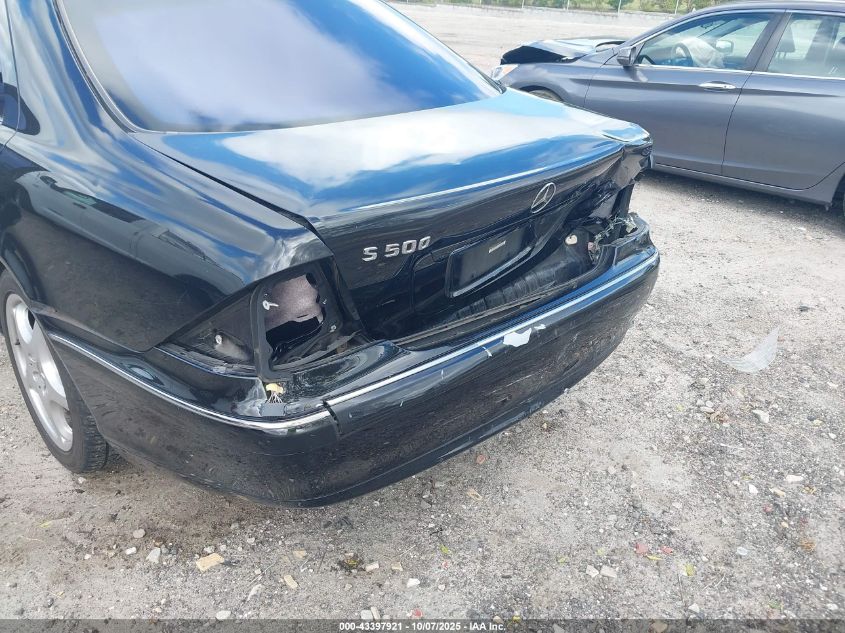 2005 Mercedes-Benz S 500 VIN: WDBNG75J25A436618 Lot: 43397921