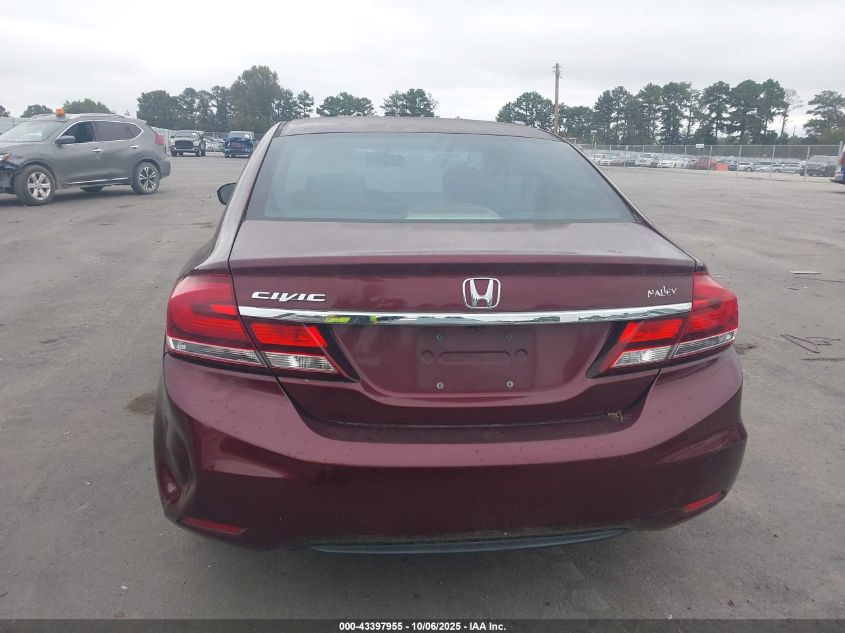 2015 Honda Civic Ex VIN: 19XFB2F88FE008926 Lot: 43397955