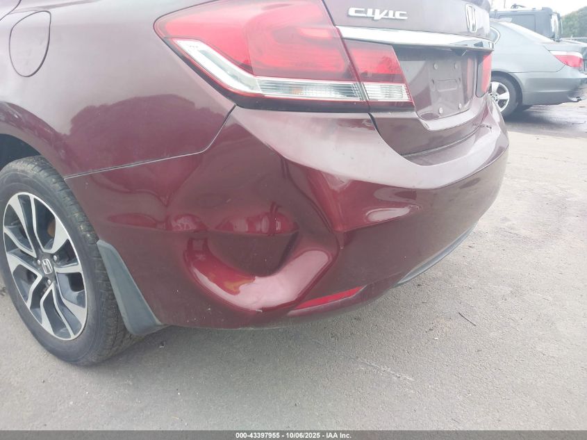 2015 Honda Civic Ex VIN: 19XFB2F88FE008926 Lot: 43397955