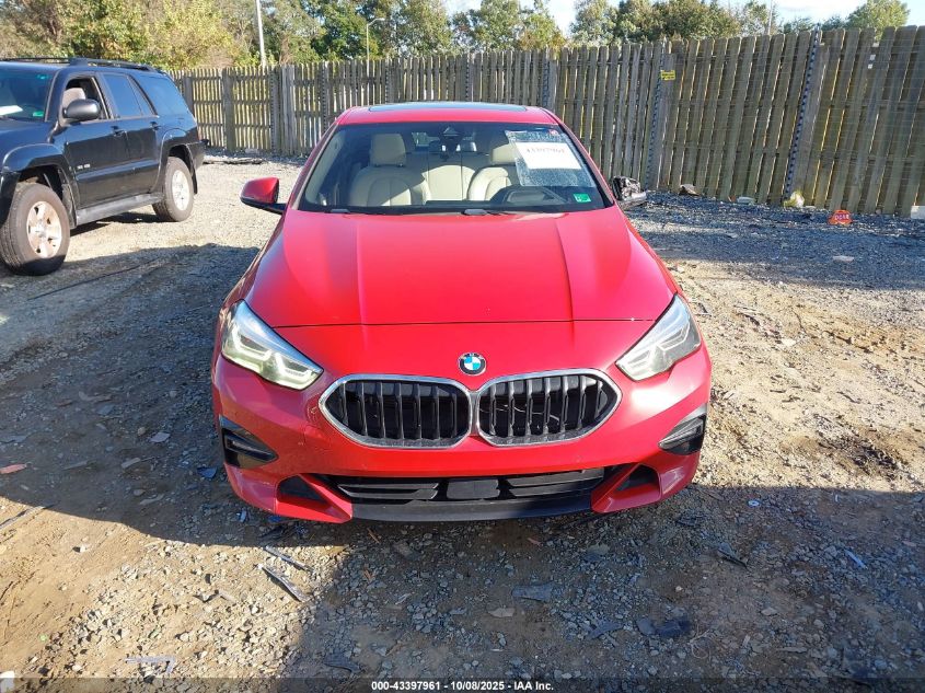 2021 BMW 228I Gran Coupe xDrive VIN: WBA73AK02M7G61423 Lot: 43397961