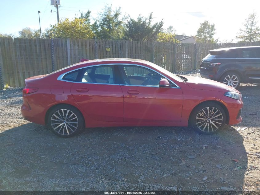 2021 BMW 228I Gran Coupe xDrive VIN: WBA73AK02M7G61423 Lot: 43397961