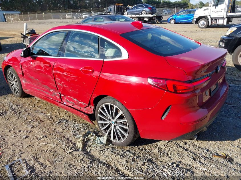 2021 BMW 228I Gran Coupe xDrive VIN: WBA73AK02M7G61423 Lot: 43397961
