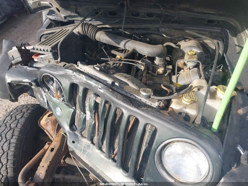 1997 Jeep Wrangler Sport VIN: 1J4FY19SXVP449790 Lot: 43398027