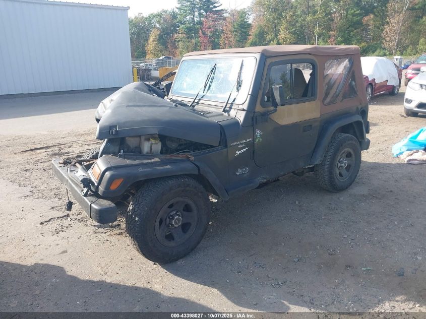 1997 Jeep Wrangler Sport VIN: 1J4FY19SXVP449790 Lot: 43398027