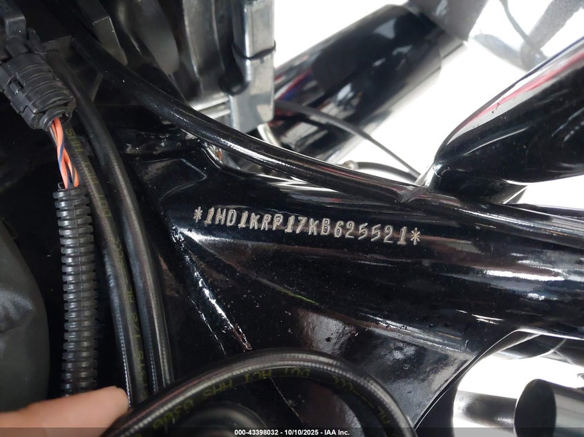 2019 Harley-Davidson Flhxs VIN: 1HD1KRP17KB625521 Lot: 43398032
