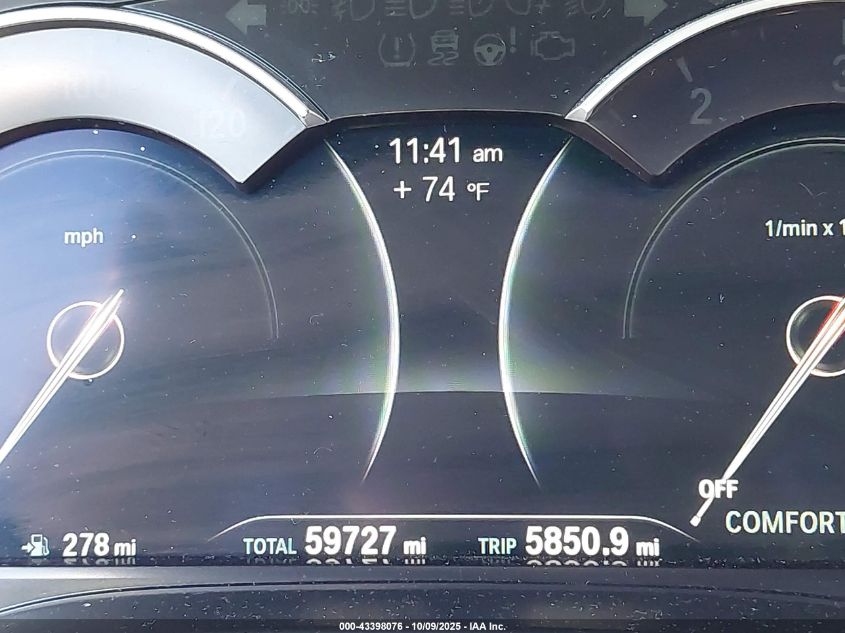 2019 BMW X3 Sdrive30I VIN: 5UXTR7C53KLE96935 Lot: 43398076