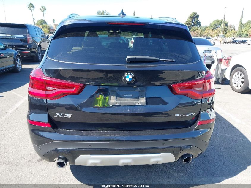 2019 BMW X3 Sdrive30I VIN: 5UXTR7C53KLE96935 Lot: 43398076