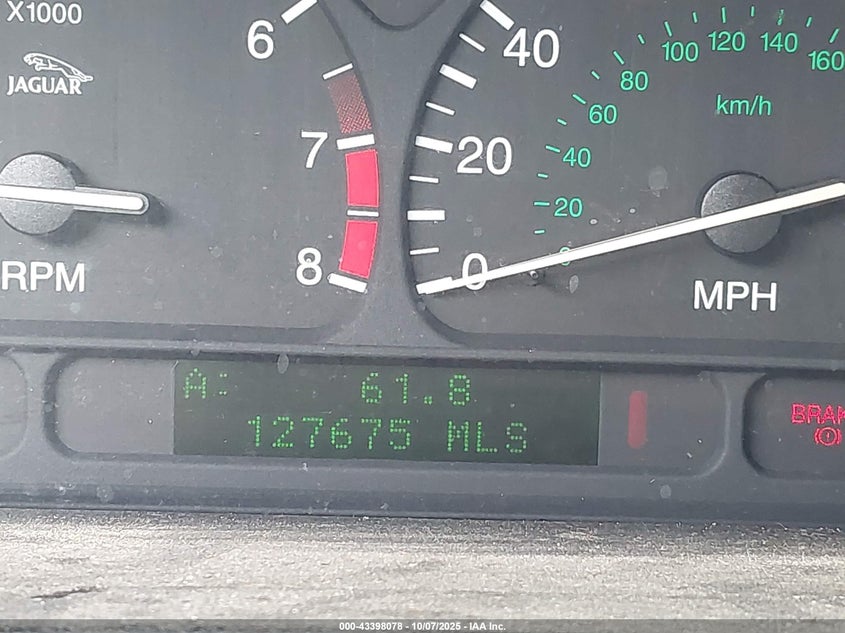 2000 Jaguar S-Type 4.0L V8 VIN: SAJDA01D7YGL47782 Lot: 43398078