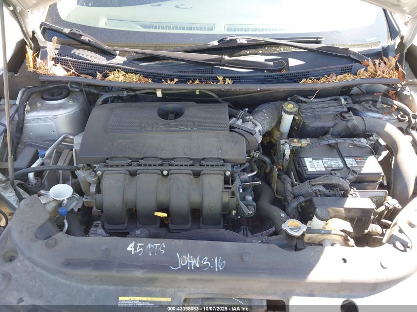 2018 Nissan Sentra S VIN: 3N1AB7AP4JY313405 Lot: 43398083