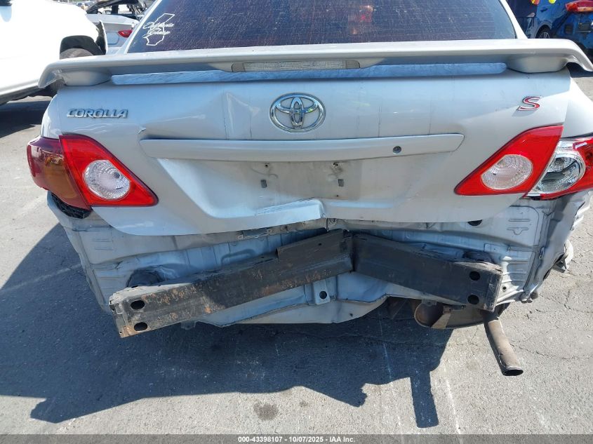 2009 Toyota Corolla S VIN: 2T1BU40E09C099759 Lot: 43398107