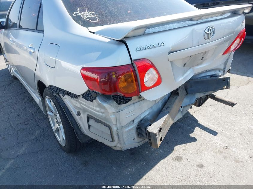 2009 Toyota Corolla S VIN: 2T1BU40E09C099759 Lot: 43398107